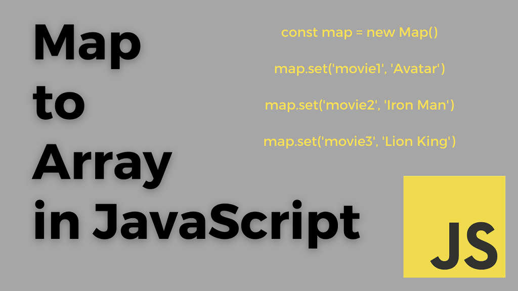 Map To Array In Javascript