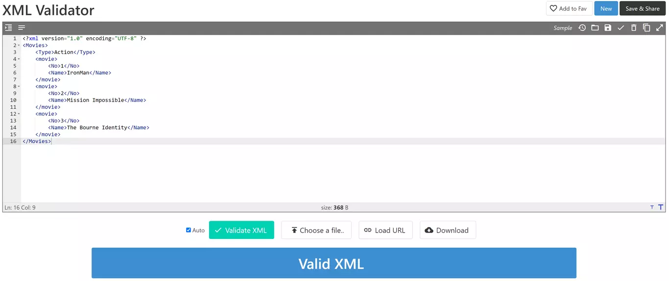 how to validate xml file