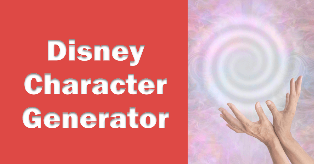 Disney Characters Generator