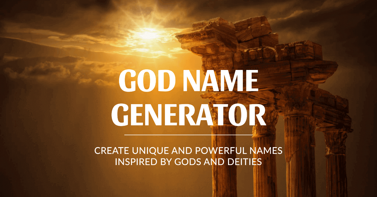 God Name Generator