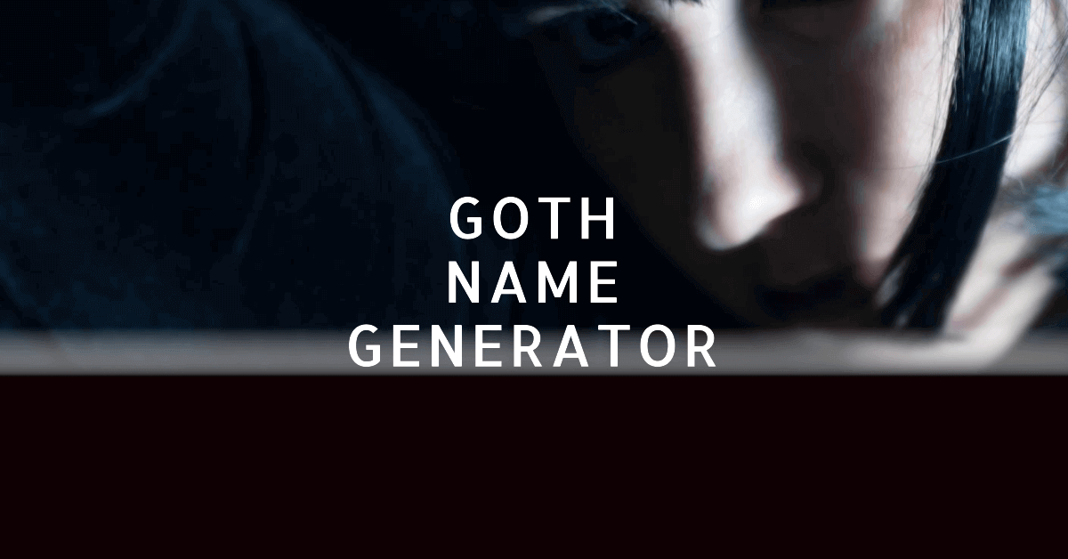 Gothic name generator deals with wulf in it