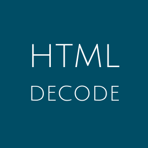 HTML Decode Online is the Best Tool to Decode HTML String HTML URL and HTML File