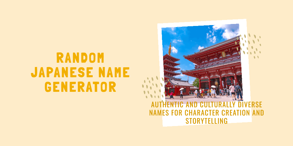 Random JapaneseName Generator