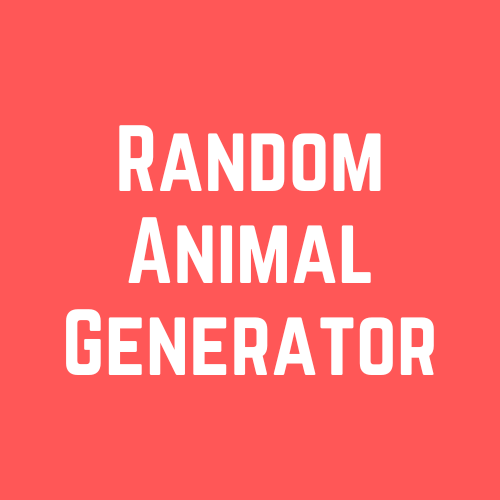 Random Animal Generator Online