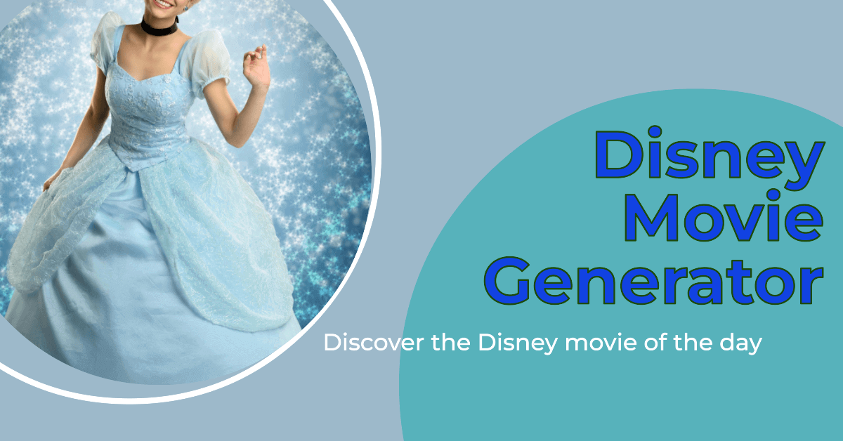 Random DisneyMovie Character Generator