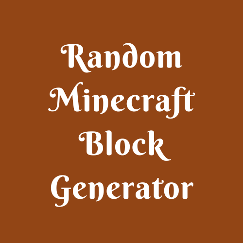 minecraft block creator