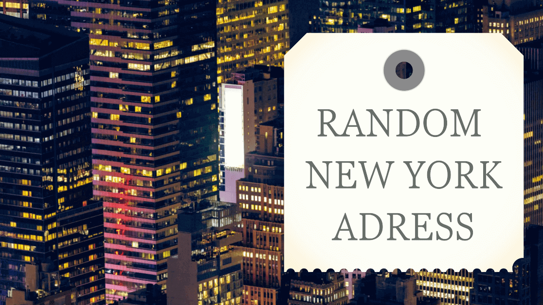 Random New York Address