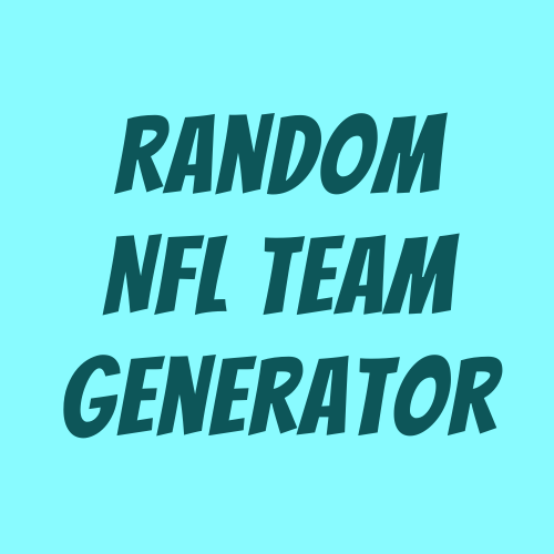 Random NFL Team Generator 