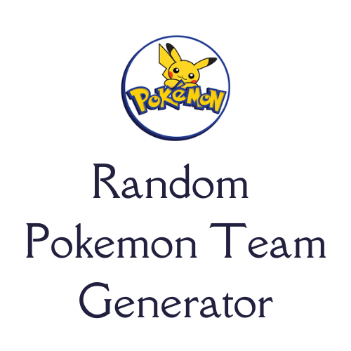 Used random pokemon generator to make a team and these were the 3