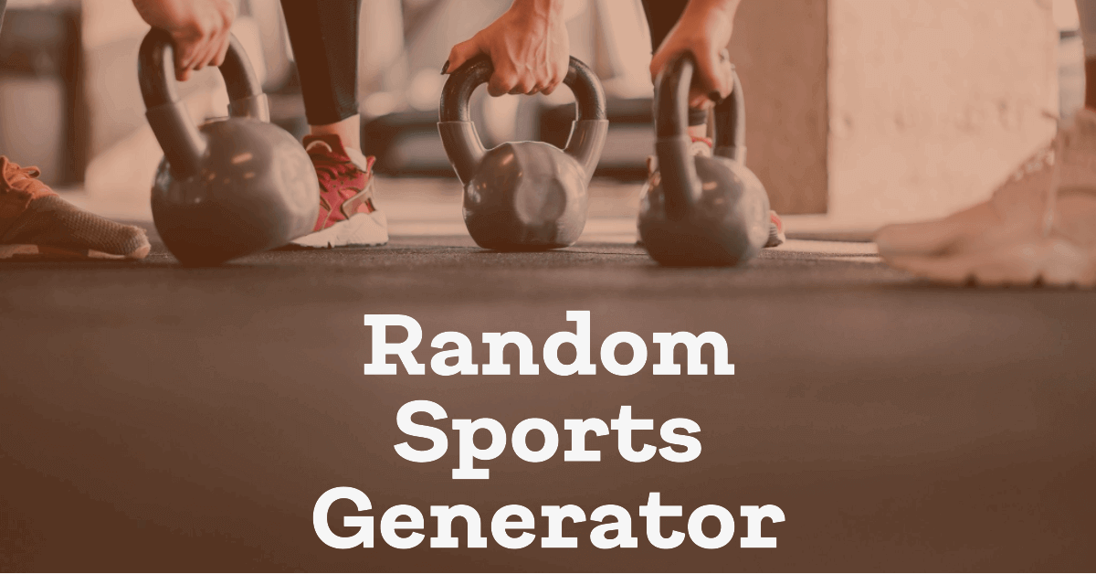 Random Sports Generator