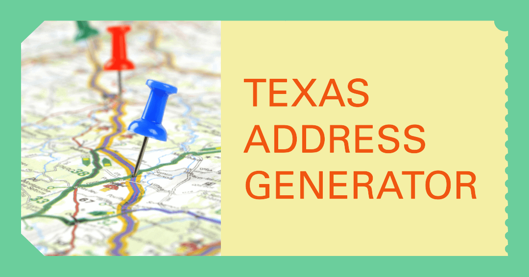 Texas Address Generator