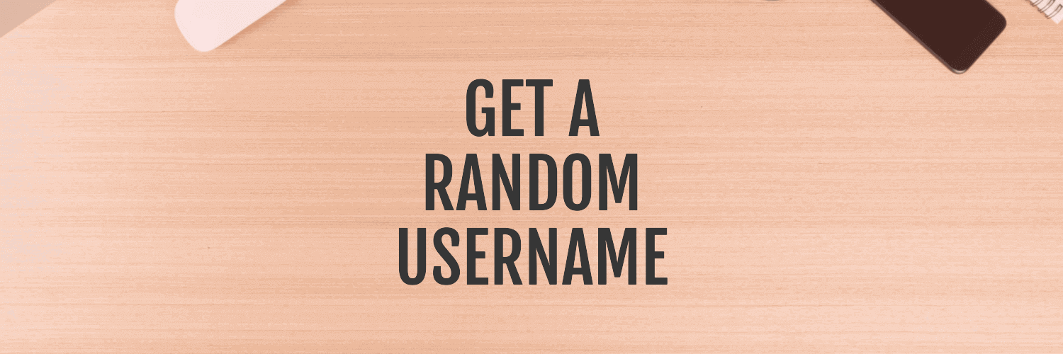 Random Username Generator