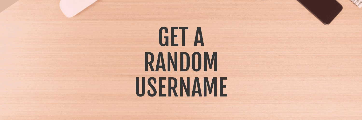 Random Username Generator Online