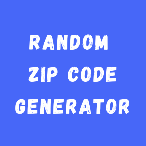 Random Zip Code Generator Online Zip Code Randomizer