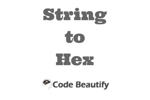 string to hex php