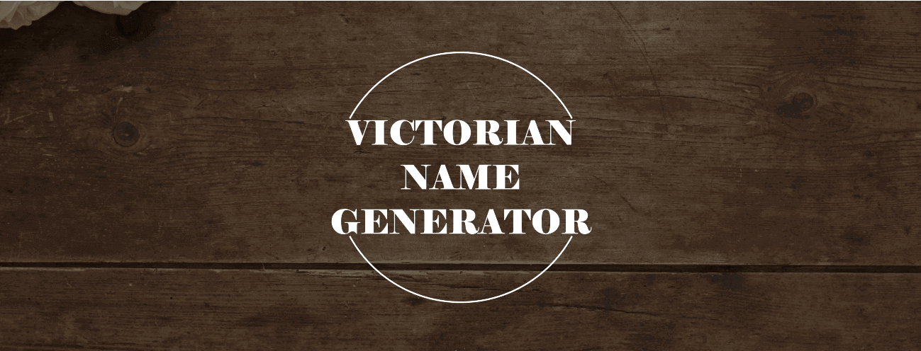 Random Victorian Name Generator